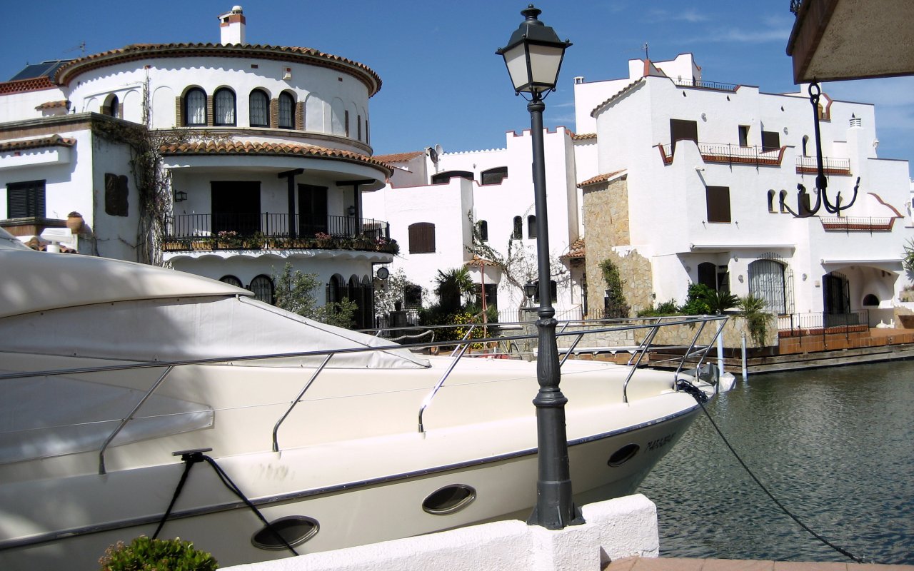 Wallpapers Constructions and architecture Harbours - Docks EMPURIABRAVA ESPAGNE - LE PORT