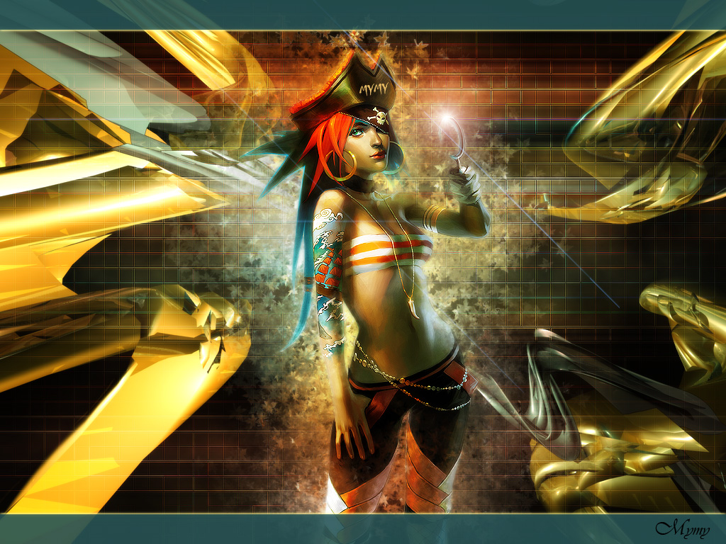 Wallpapers Fantasy and Science Fiction Pirates Wall Pirate Girl