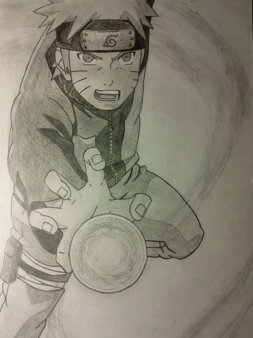 Wallpapers Art - Pencil Manga - Naruto Naruto Rasengan