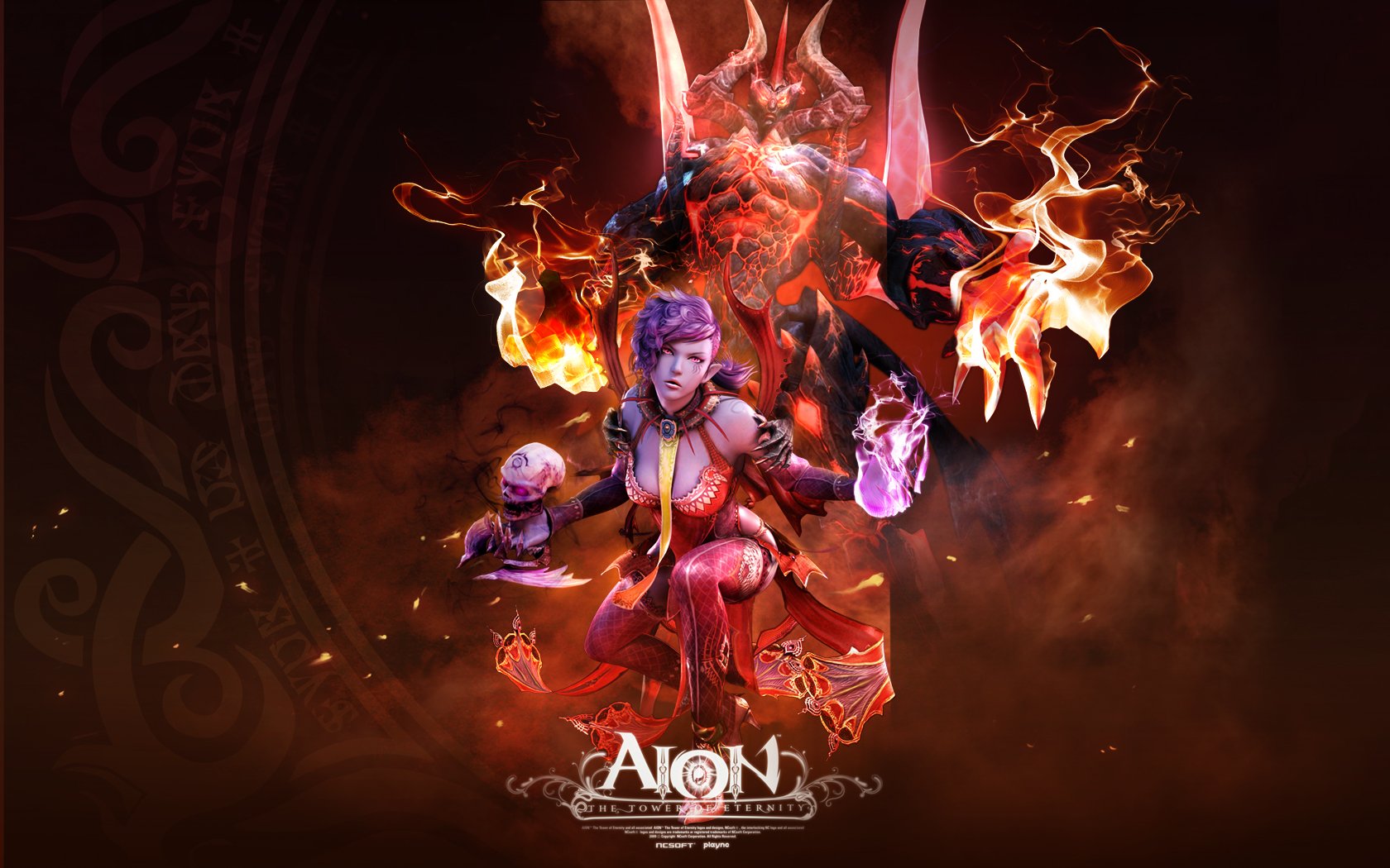 Wallpapers Video Games Aion : the Tower of Eternity Aion Spiraliste Asmodienne