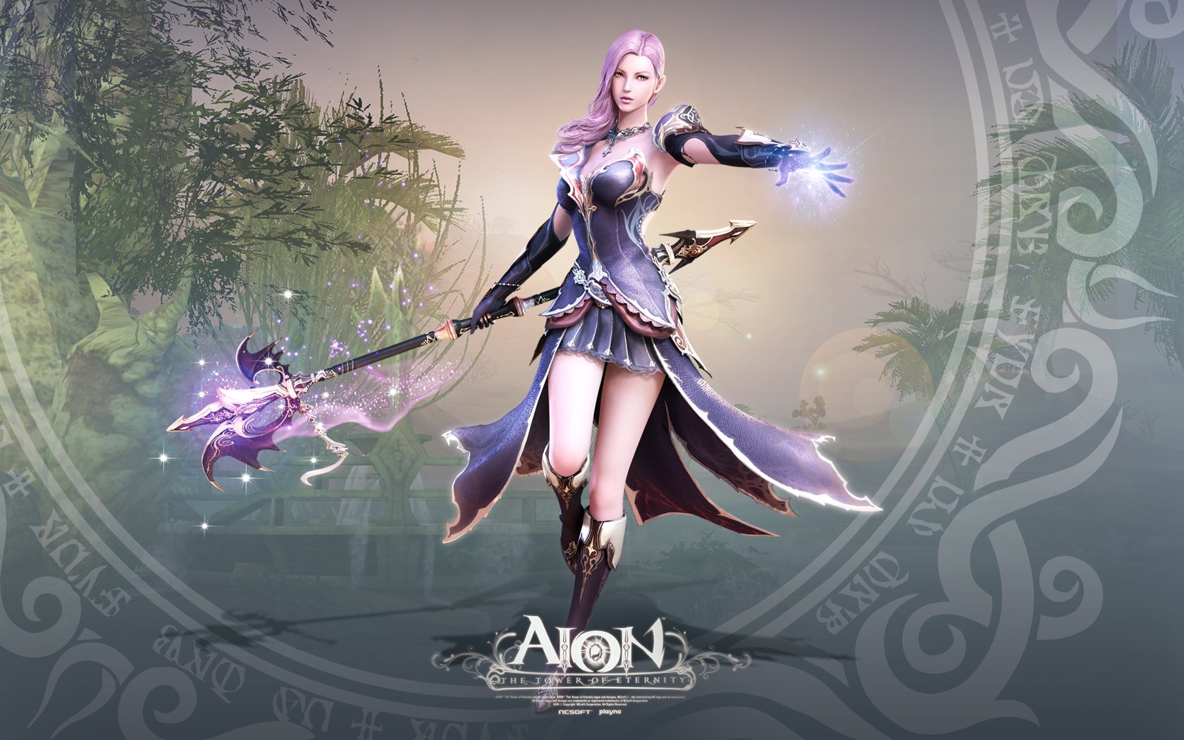 Fonds d'cran Jeux Vido Aion : the Tower of Eternity Aion Sorciere Elyseene