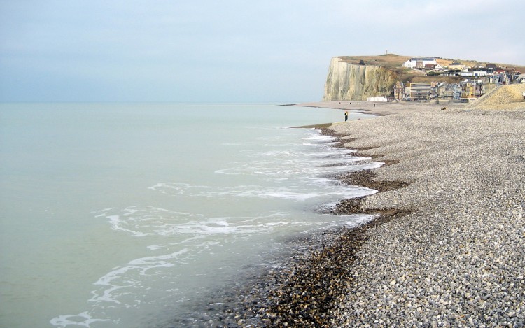 Wallpapers Nature Seas - Oceans - Beaches LA MANCHE EN FEVRIER