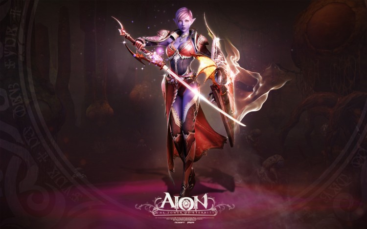 Fonds d'cran Jeux Vido Aion : the Tower of Eternity Aion Templire Asmodienne