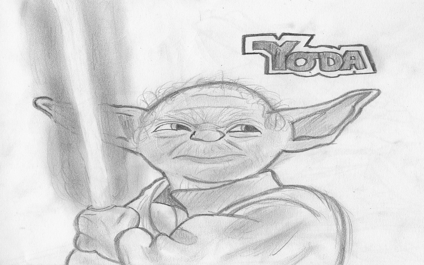 Fonds d'cran Art - Peinture Science-fiction Yoda