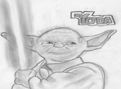 Wallpapers Art - Painting Yoda