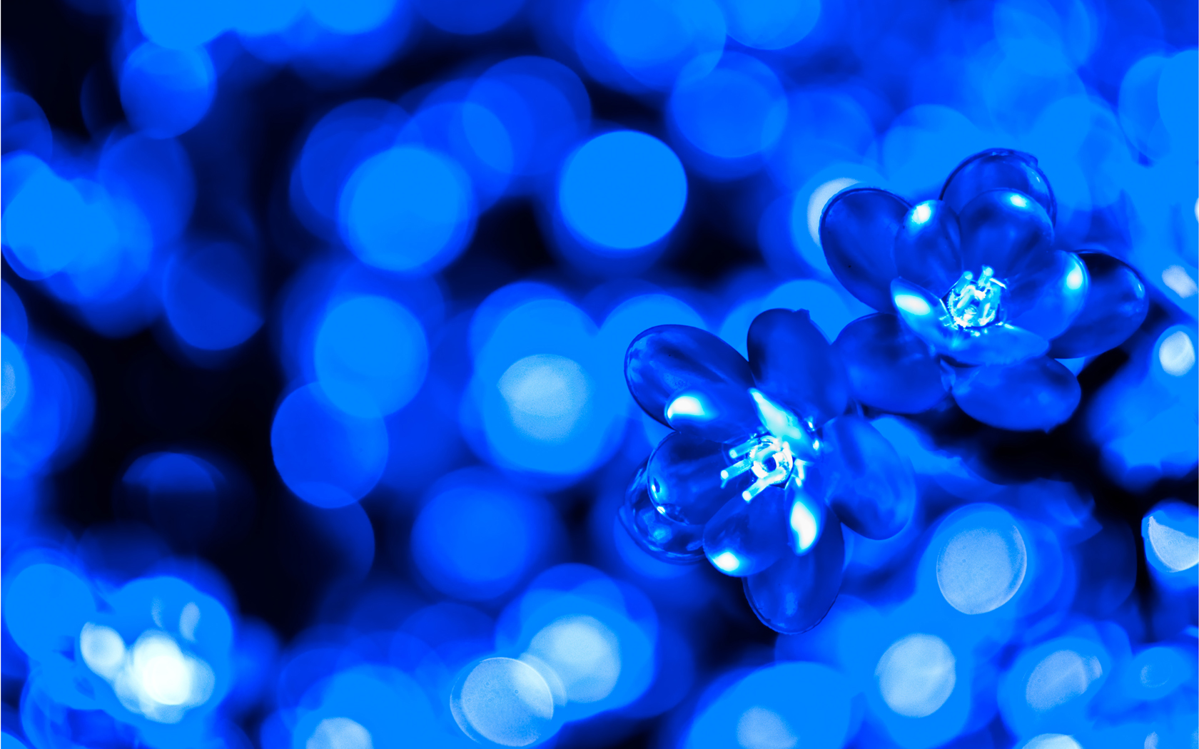 Wallpapers Objects Lights Blue bokeh