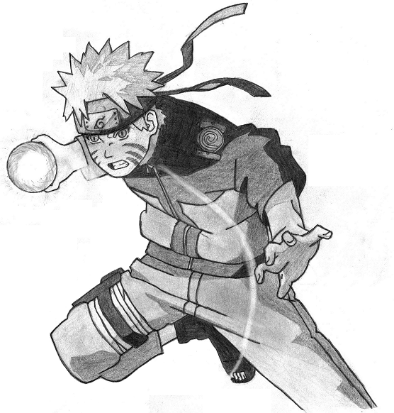 Wallpapers Art - Pencil Manga - Naruto Naruto Rasengan