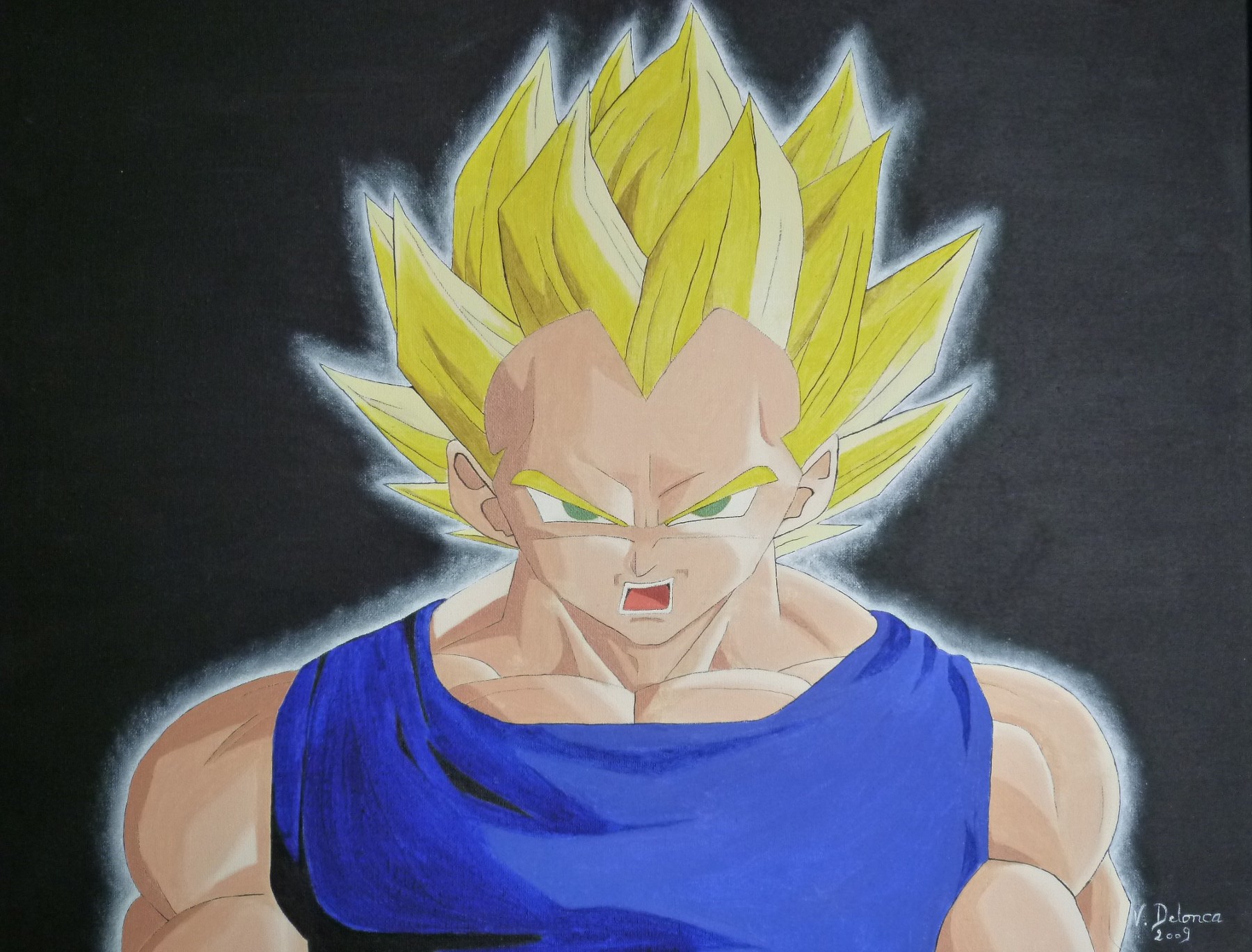 Wallpapers Art - Painting Manga vegeta