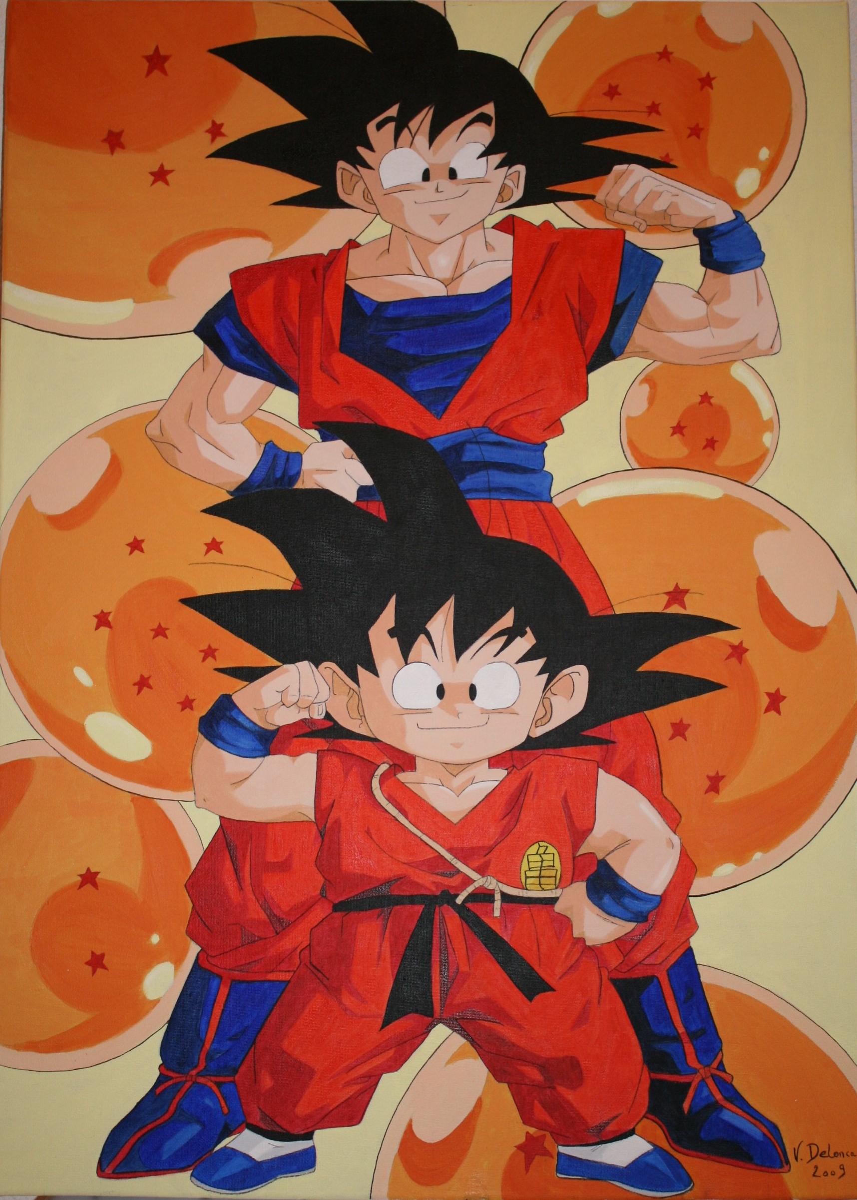 Wallpapers Art - Painting Manga Sangoku adulte et enfant