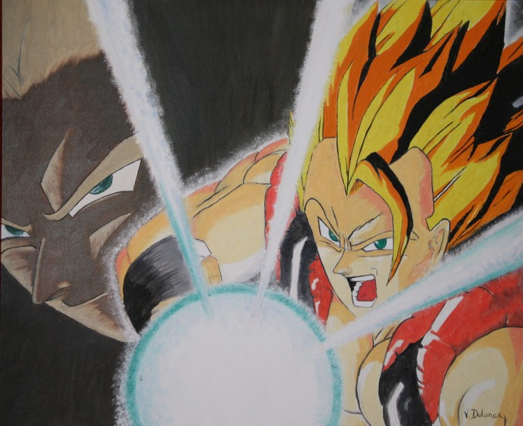 Fonds d'cran Art - Peinture Manga Gogeta 2