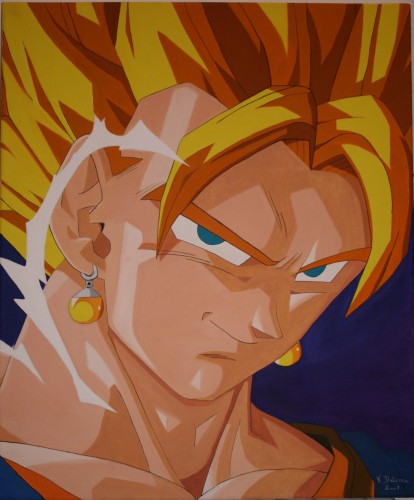 Wallpapers Art - Painting Manga Vegeto