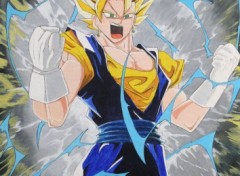 Wallpapers Art - Painting sangoku super sayan