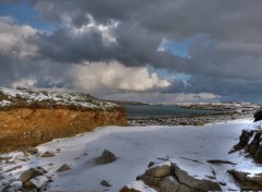 Fonds d'cran Nature Neige  Plouarzel (Finistre)