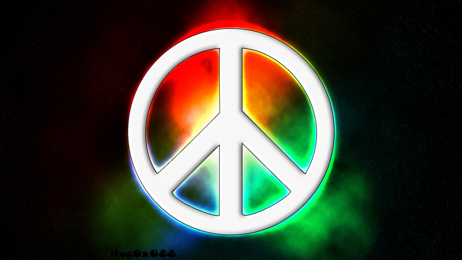 Wallpapers Digital Art Abstract Peace and love ;D