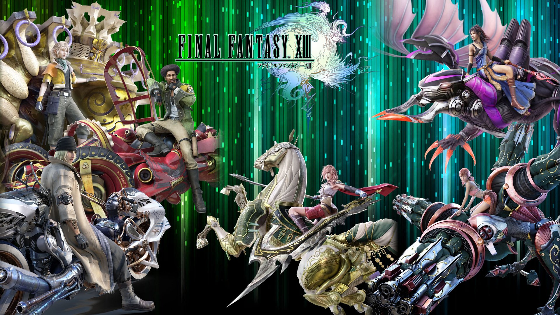 Fonds d'cran Jeux Vido Final Fantasy Versus XIII Wallpaper Final Fantasy XIII Invocation by Ben349