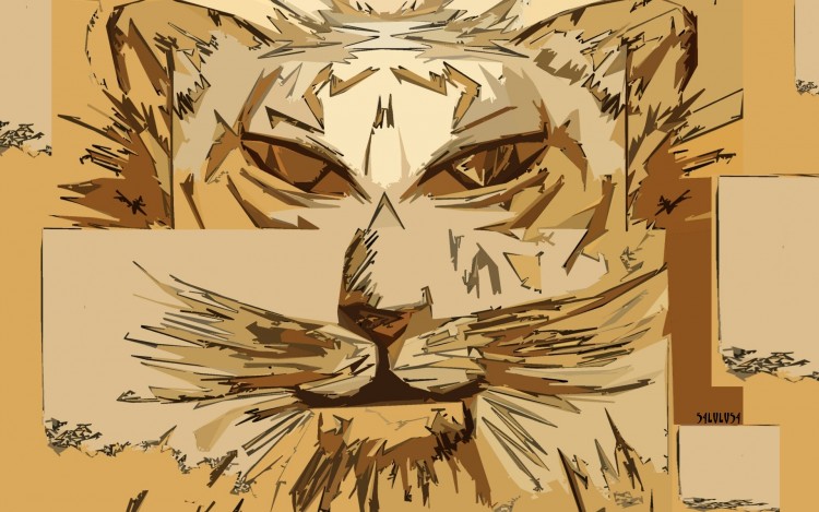 Wallpapers Digital Art Animals dessin flin , lion ou tigre par moi!