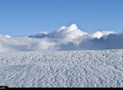 Fonds d'cran Nature Valle de Joux - Neige et nuages