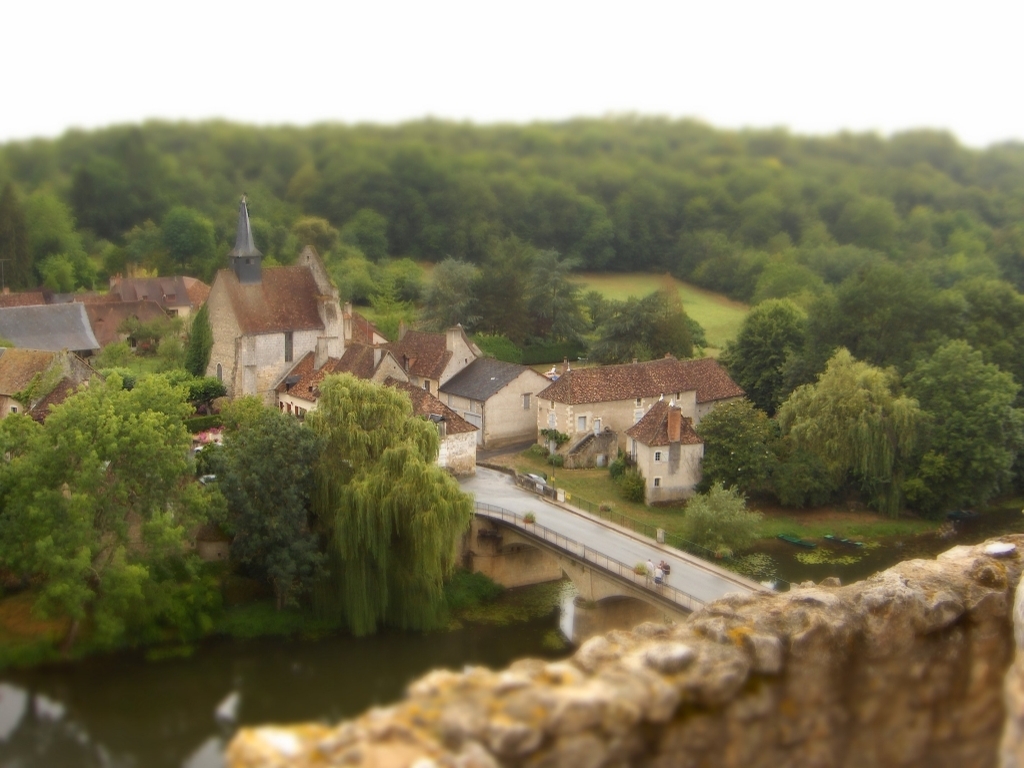 Fonds d'cran Voyages : Europe France > Poitou Charente Angles sur l'Anglin