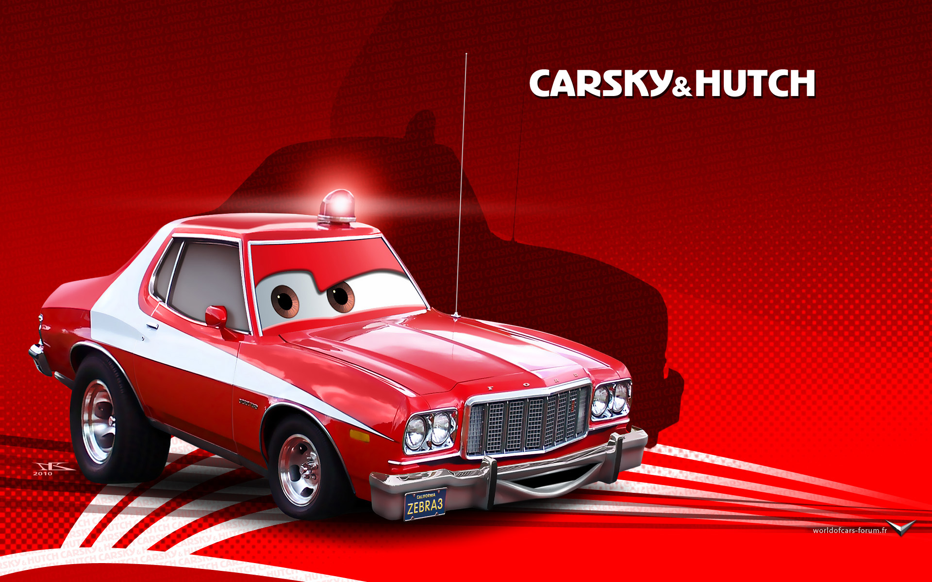 Fonds d'cran Dessins Anims Cars 1 et 2 Carsky & Hutch