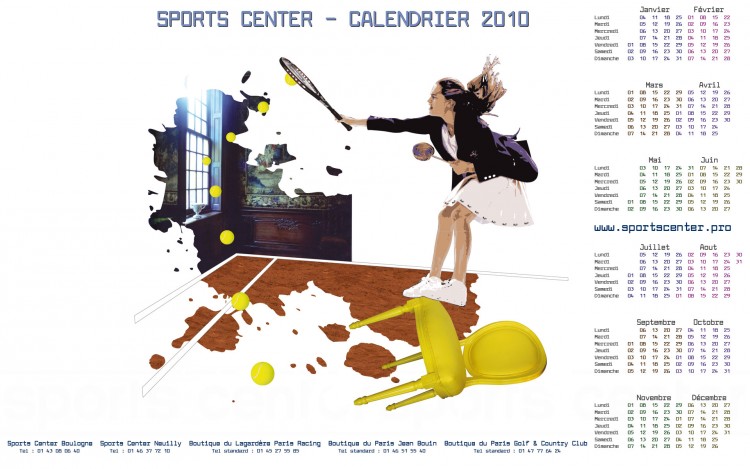 Wallpapers Brands - Advertising Miscellaneous Calendrier 2010