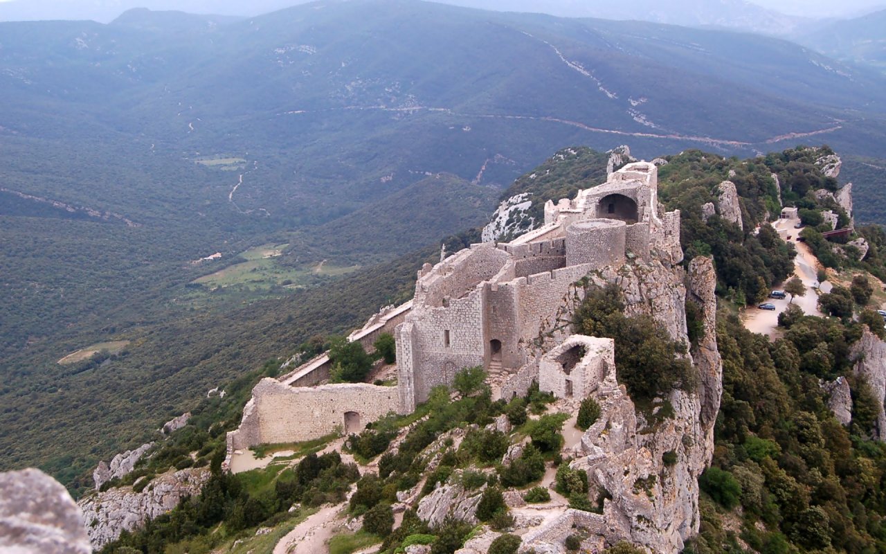 Wallpapers Constructions and architecture Castles - Palace Chateau Cathare