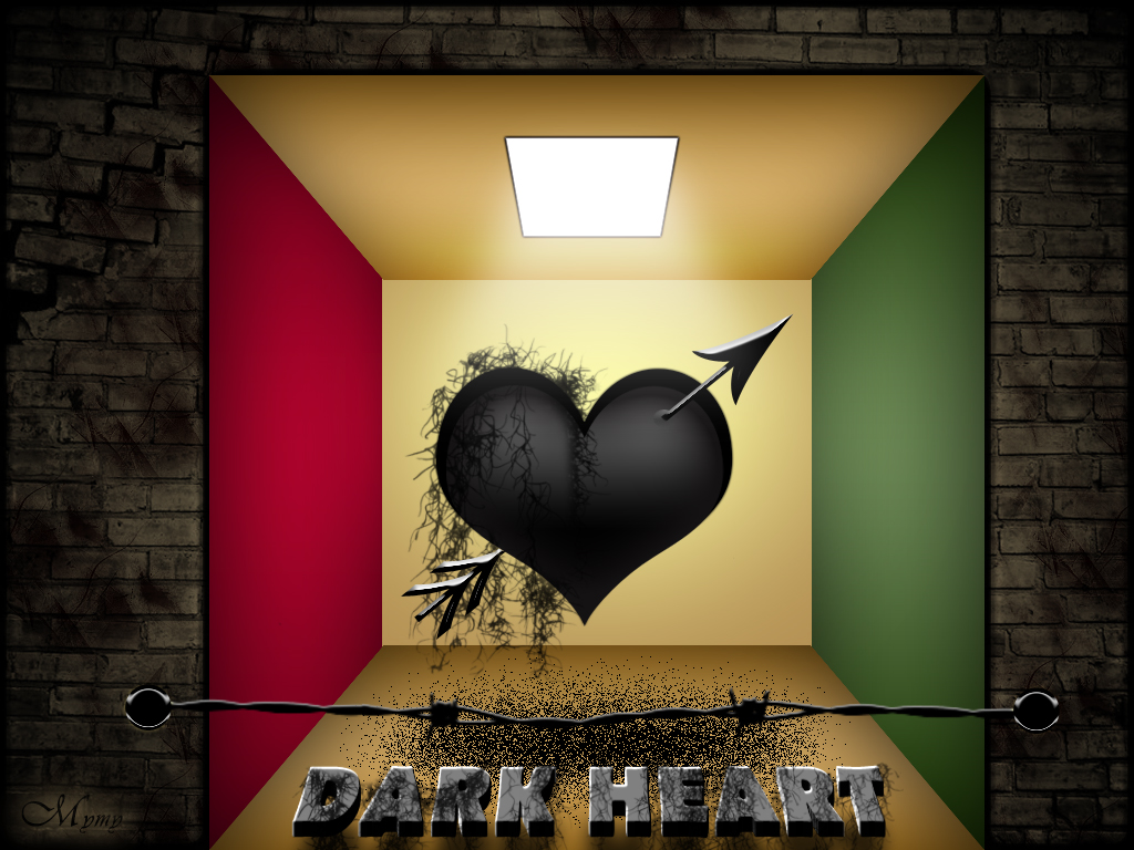 Wallpapers Digital Art Style Dark Dark Heart