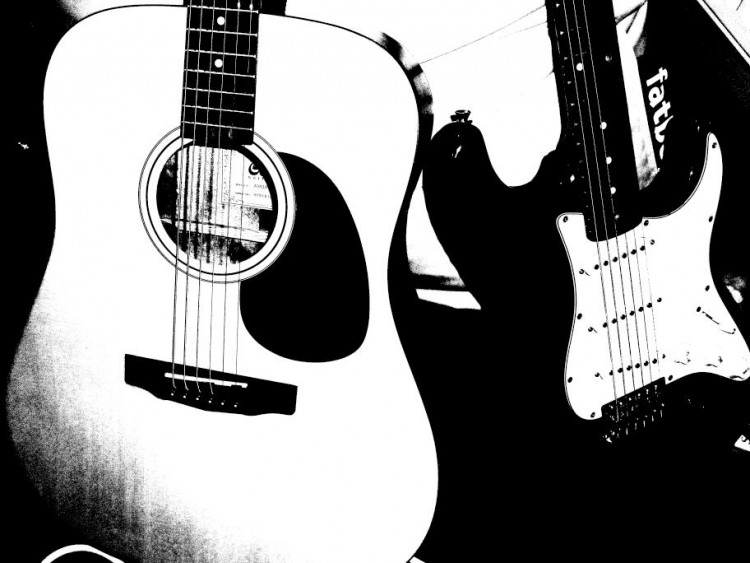 Wallpapers Music Instruments - Guitares Wallpaper N255565