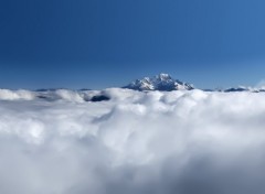 Wallpapers Nature Le Mont Blanc au dessus des Nuages