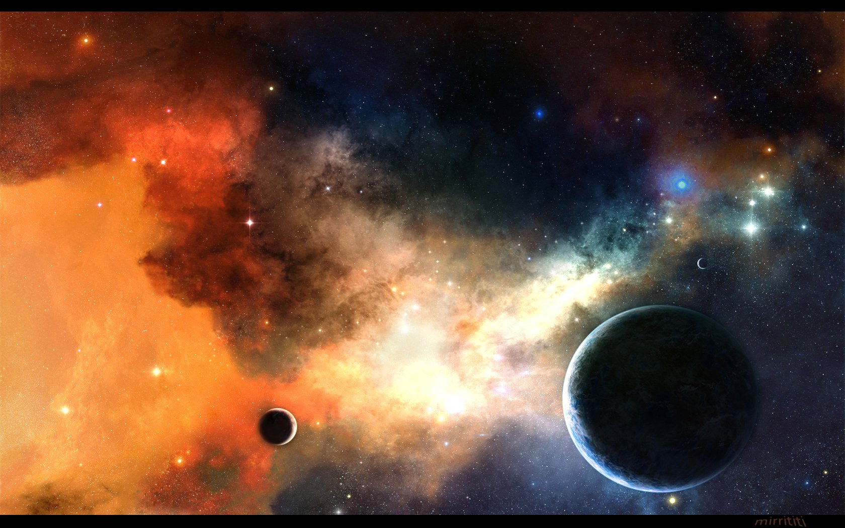 Wallpapers Digital Art Space - Universe Nuage cosmique