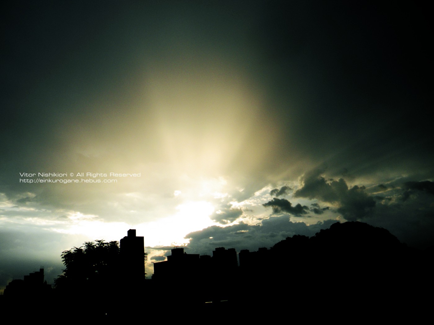 Wallpapers Nature Skies - Clouds Lightning behind the clouds