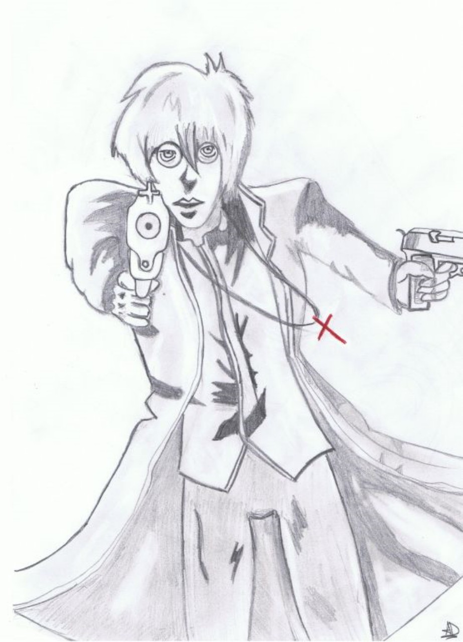 Wallpapers Art - Pencil Manga - Hellsing Heickel