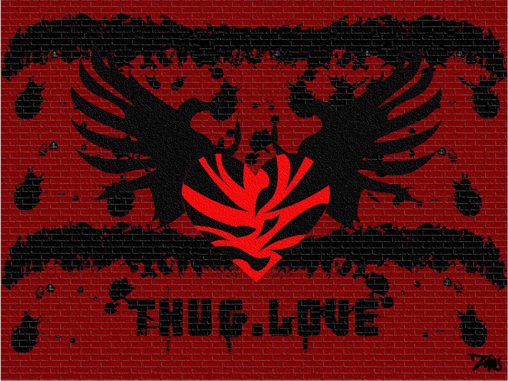 Wallpapers Digital Art Love - Friendship Thug love