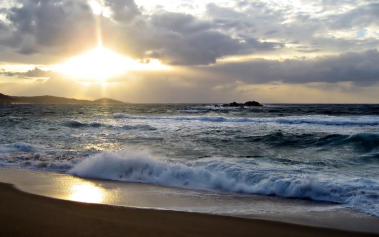 Fonds d'cran Nature Couchers et levers de Soleil PROPRIANO CORSE