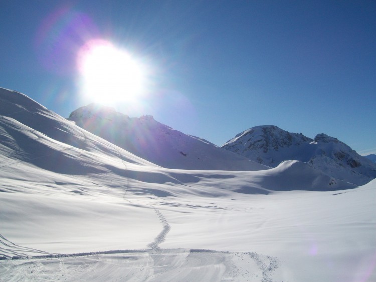 Wallpapers Nature Mountains soleil blanc