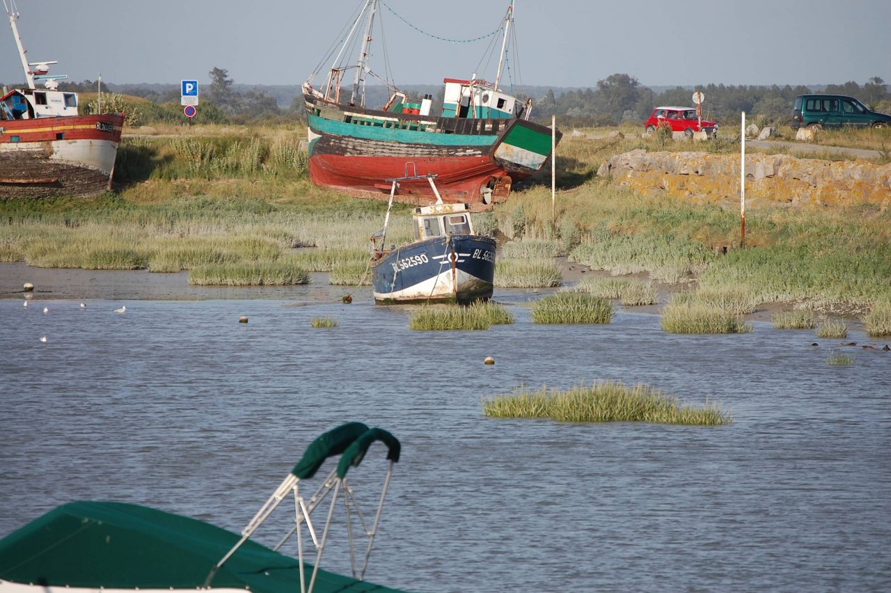 Wallpapers Boats Small Boats - Canoes Les epaves du Crotoy