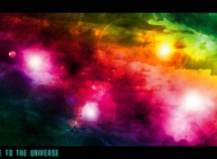 Fonds d'cran Art - Numrique Welcome To The Universe