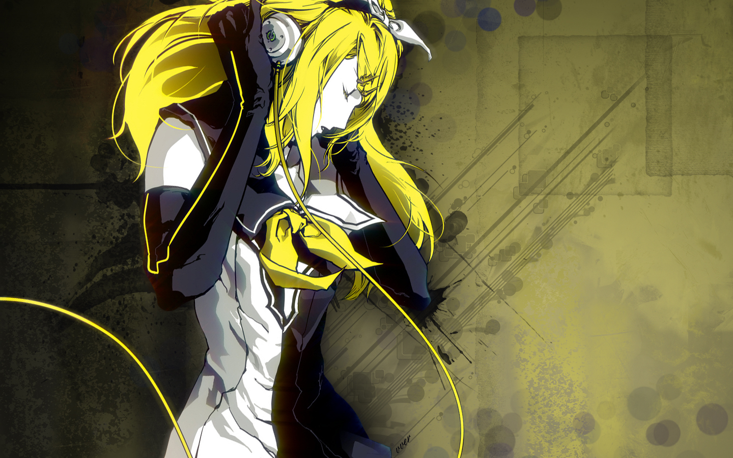 Fonds d'cran Manga Vocalods Rin Kagamine