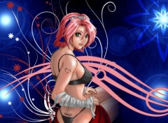 Fonds d'cran Manga Pink Lady