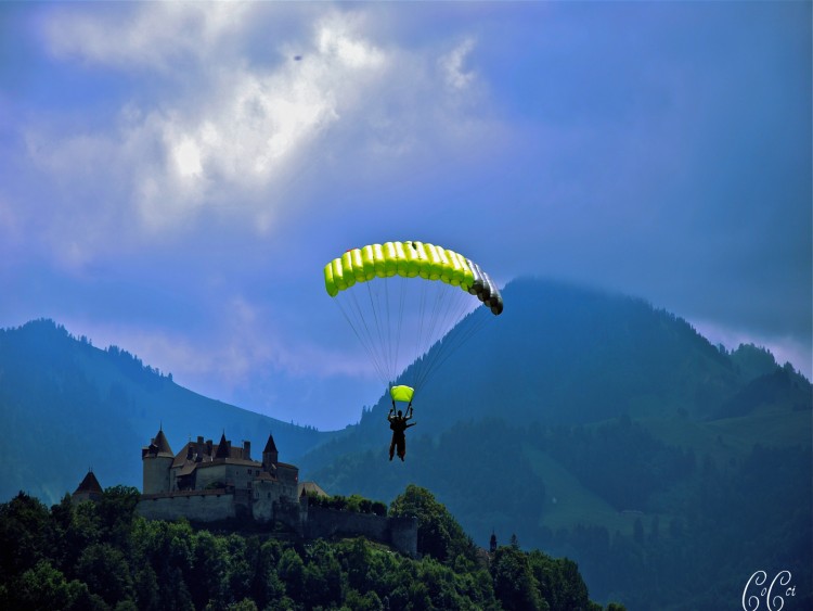 Fonds d'cran Sports - Loisirs Parachutisme parachute