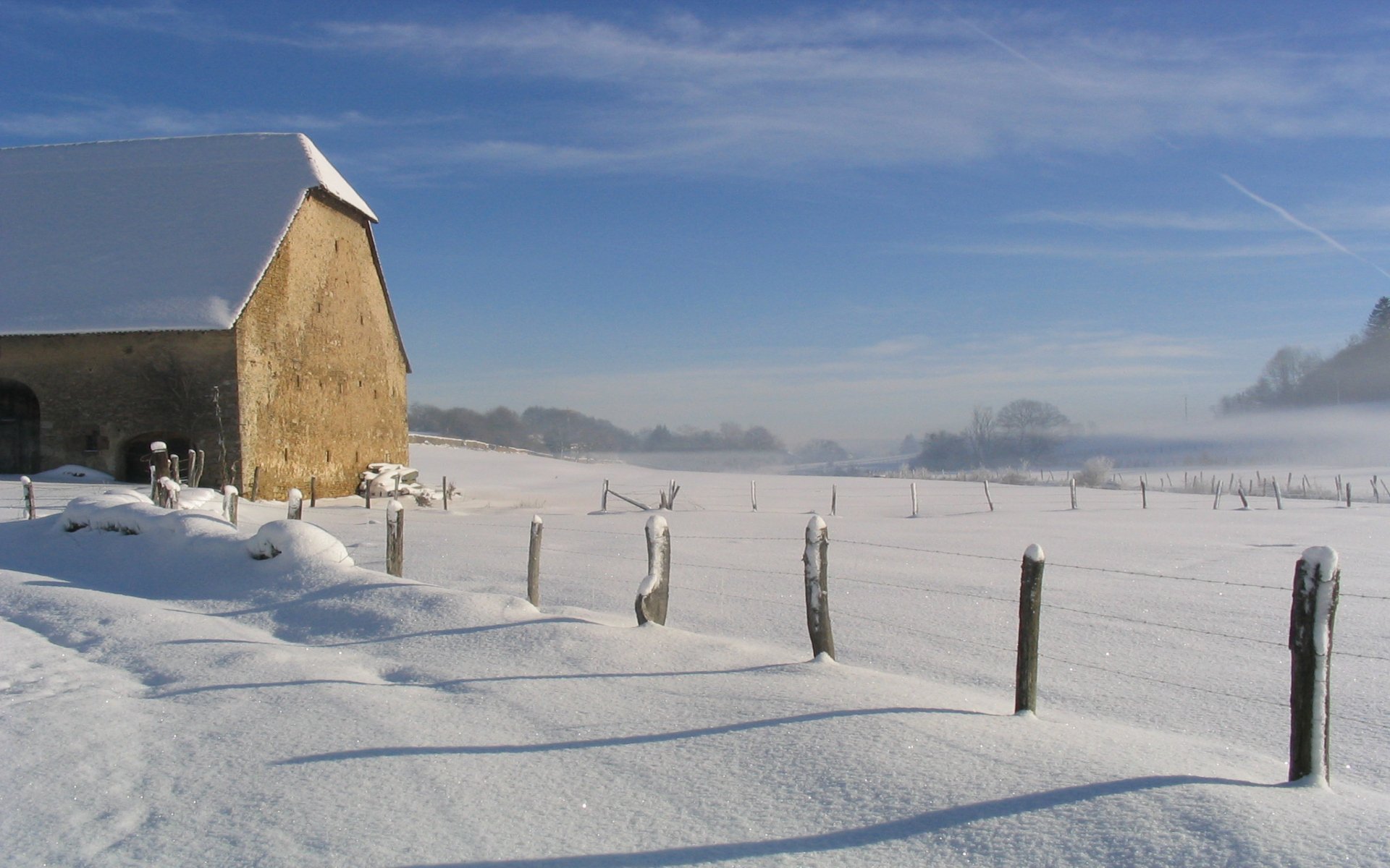 Wallpapers Nature Saisons - Winter Franche-Comte