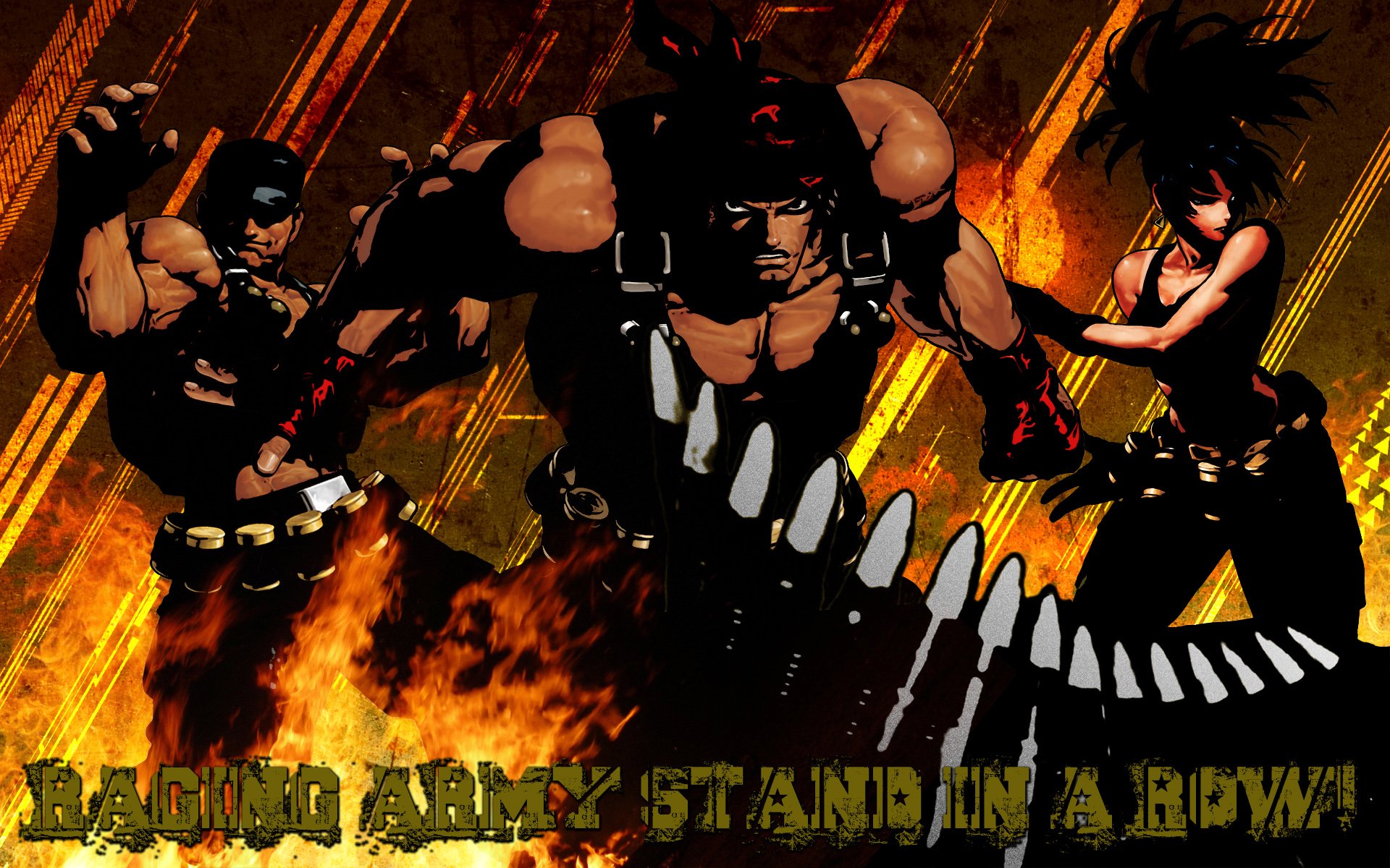 Wallpapers Video Games King of Fighters K.O.F. XII - Ikari team