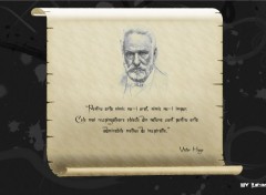 Fonds d'cran Art - Numrique Victor Hugo motto