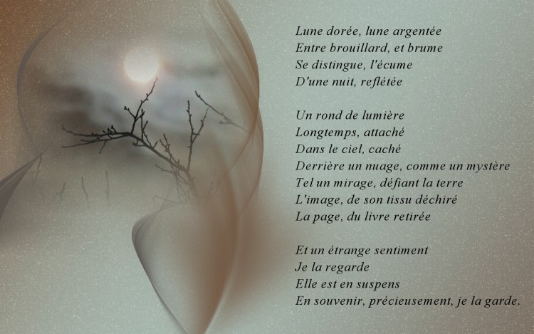 Wallpapers Digital Art Poetry - Texts Lune