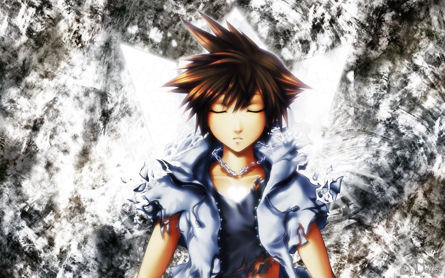 Fonds d'cran Jeux Vido Kingdom Hearts II Sora