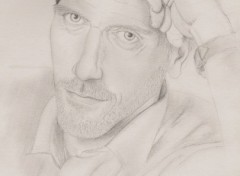 Fonds d'cran Art - Crayon Hugh Laurie