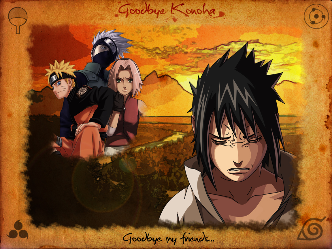 Wallpapers Manga Naruto Goodbye Konoha