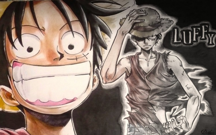 Fonds d'cran Manga One Piece Luffy Heroes