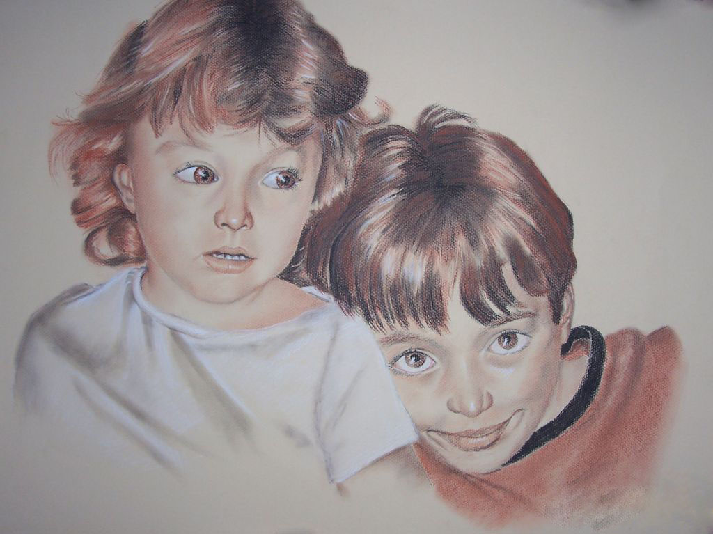 Fonds d'cran Art - Crayon Portraits 