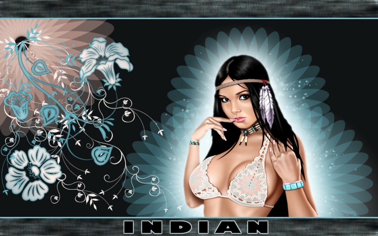 Fonds d'cran Fantasy et Science Fiction Femmes Indian