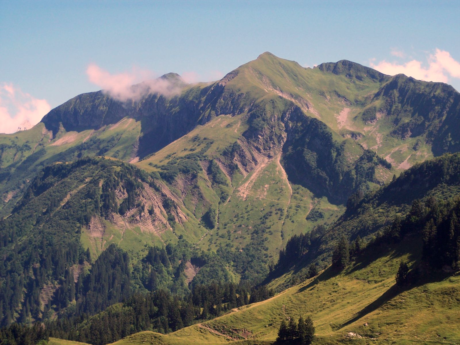 Wallpapers Nature Mountains Vue 3 depuis le Lac de Peyre (74)